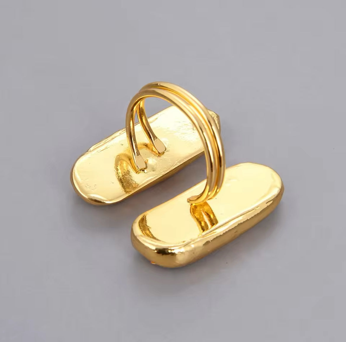 Boho & Mala Freshwater Pearl Gold Ring (adjustable)