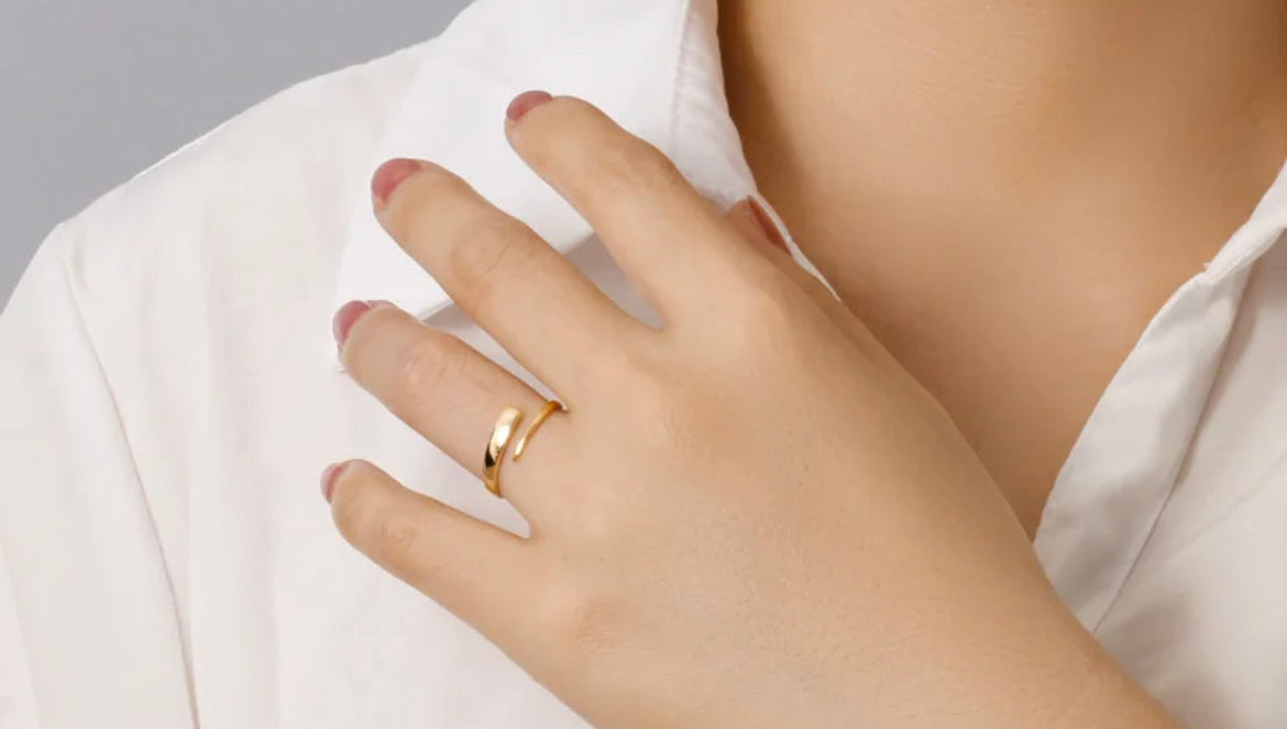 Boho & Mala Sterling Silver Ring (adjustable)