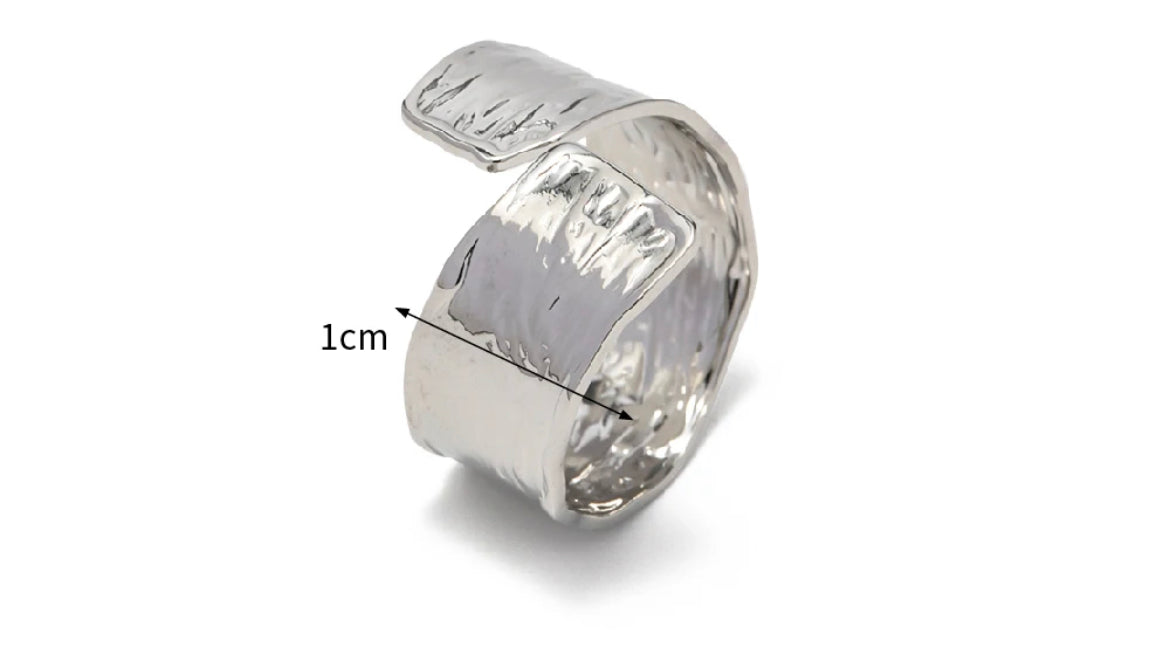 Stainless Steel Waterproof & Tarnish-Free Adjustable Ring- Boho Jewellery For Everyday Wear