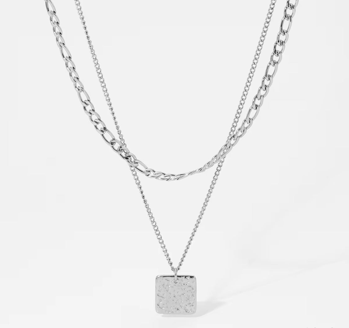 Silver Stainless Steel Waterproof & Tarnish-Free Necklaces- Boho Jewellery For Everyday Wear