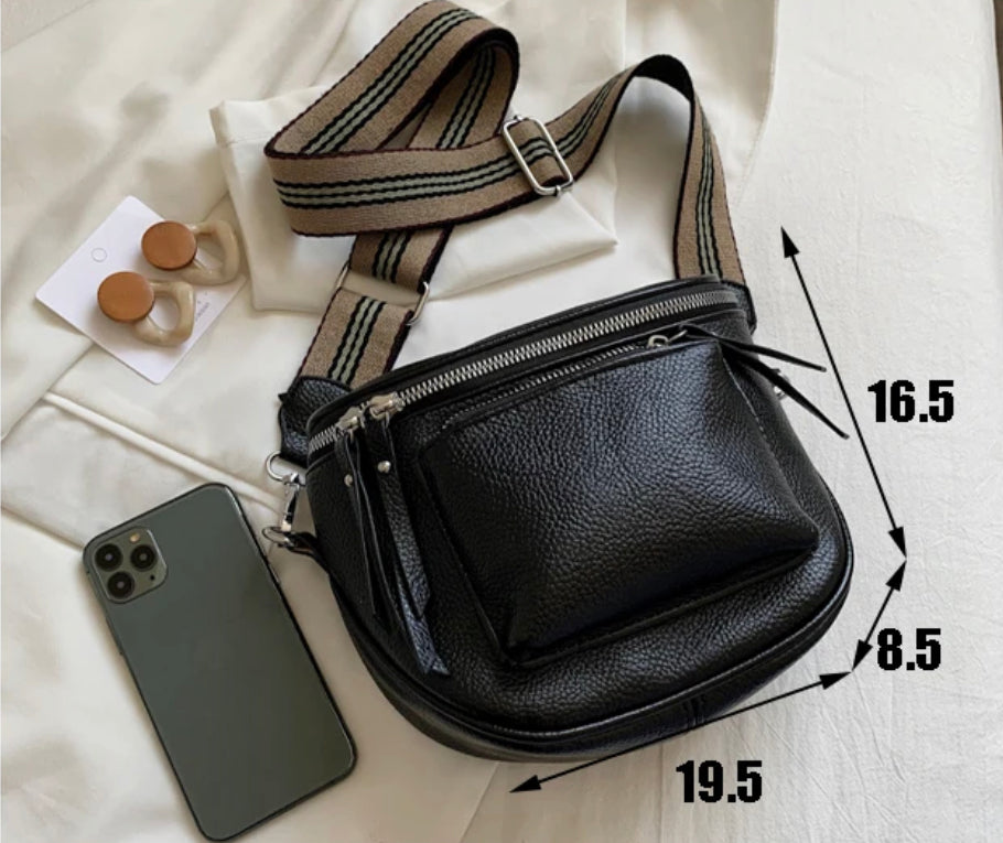 Boho & Mala Crossbody Bag- Red Wine B1027