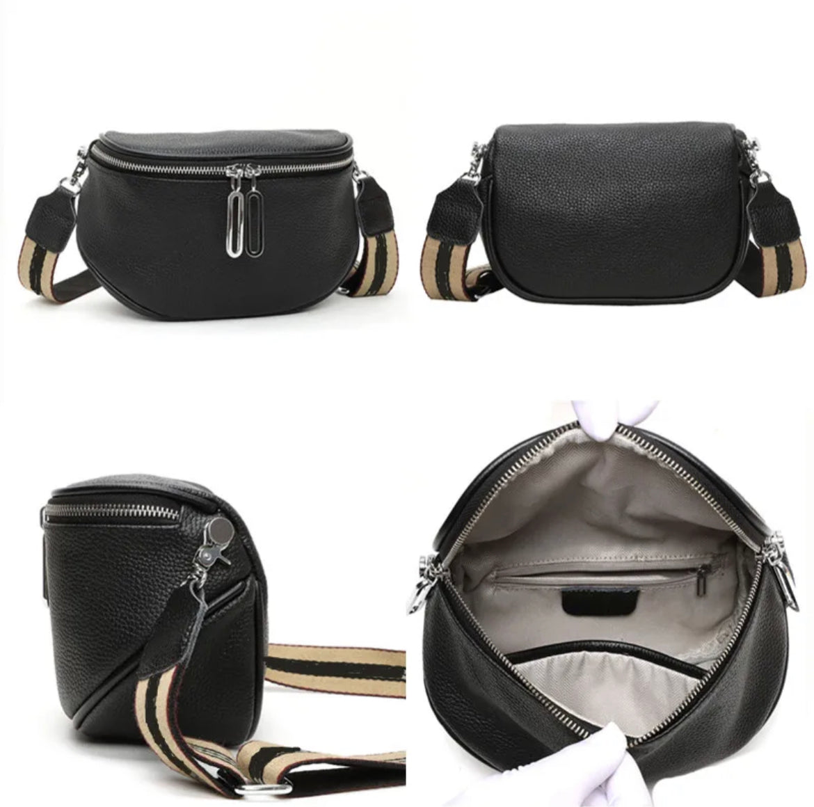 Boho & Mala Crossbody Leather Bag- Yellow B1010