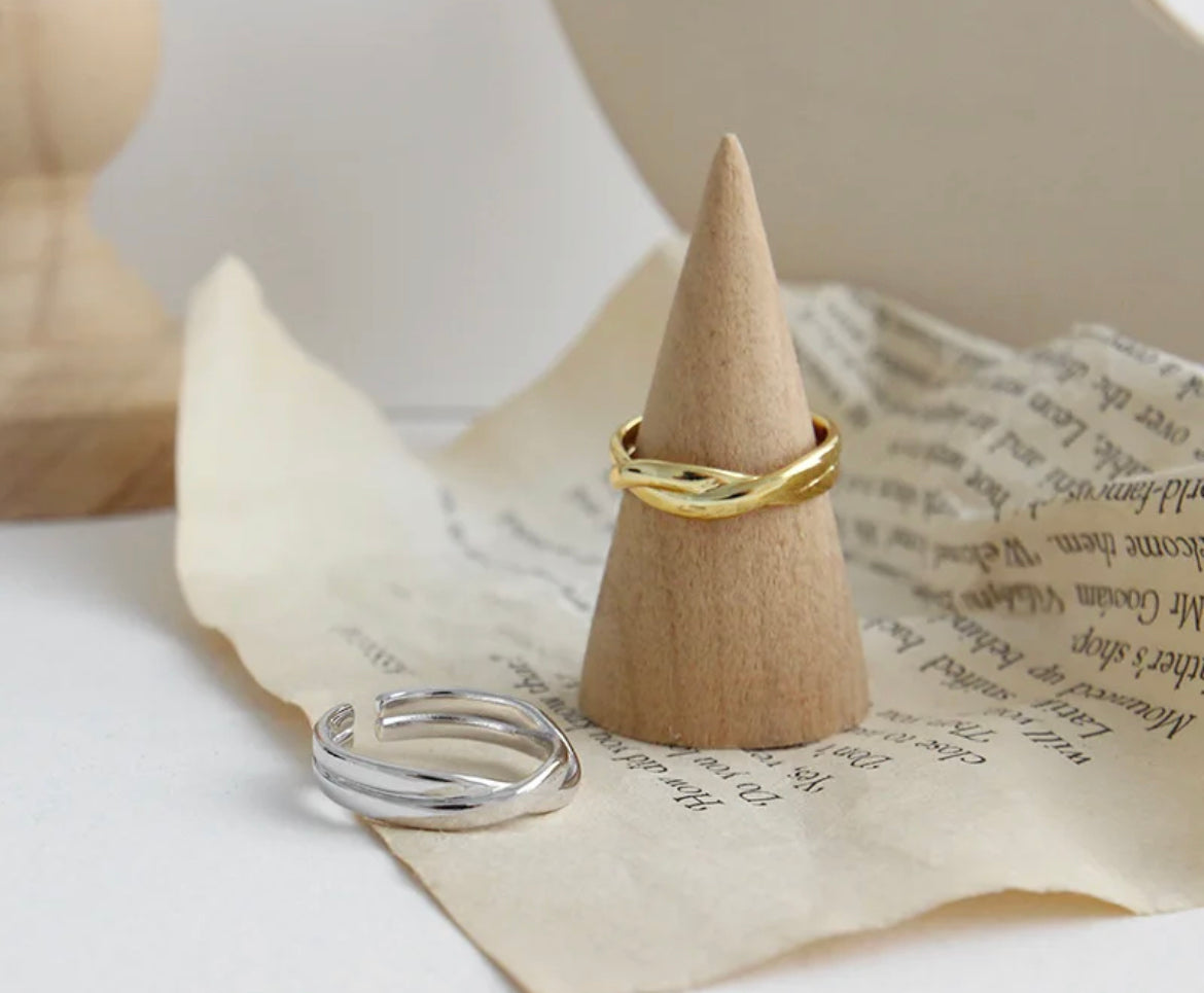 Boho & Mala Sterling Silver Ring (adjustable)