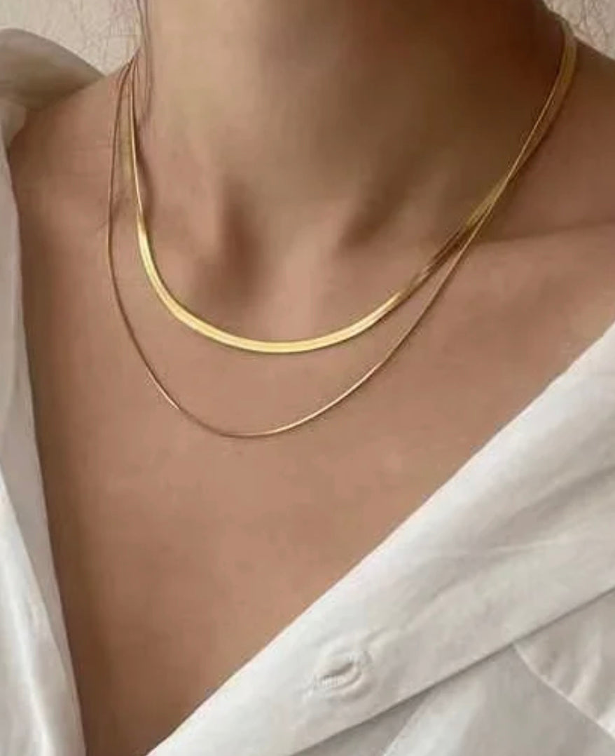 Gold Plated Stainless Steel Waterproof & Tarnish-Free Necklaces- Boho Jewellery For Everyday Wear