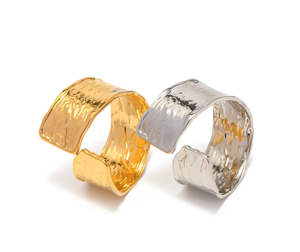 Stainless Steel Waterproof & Tarnish-Free Adjustable Ring- Boho Jewellery For Everyday Wear