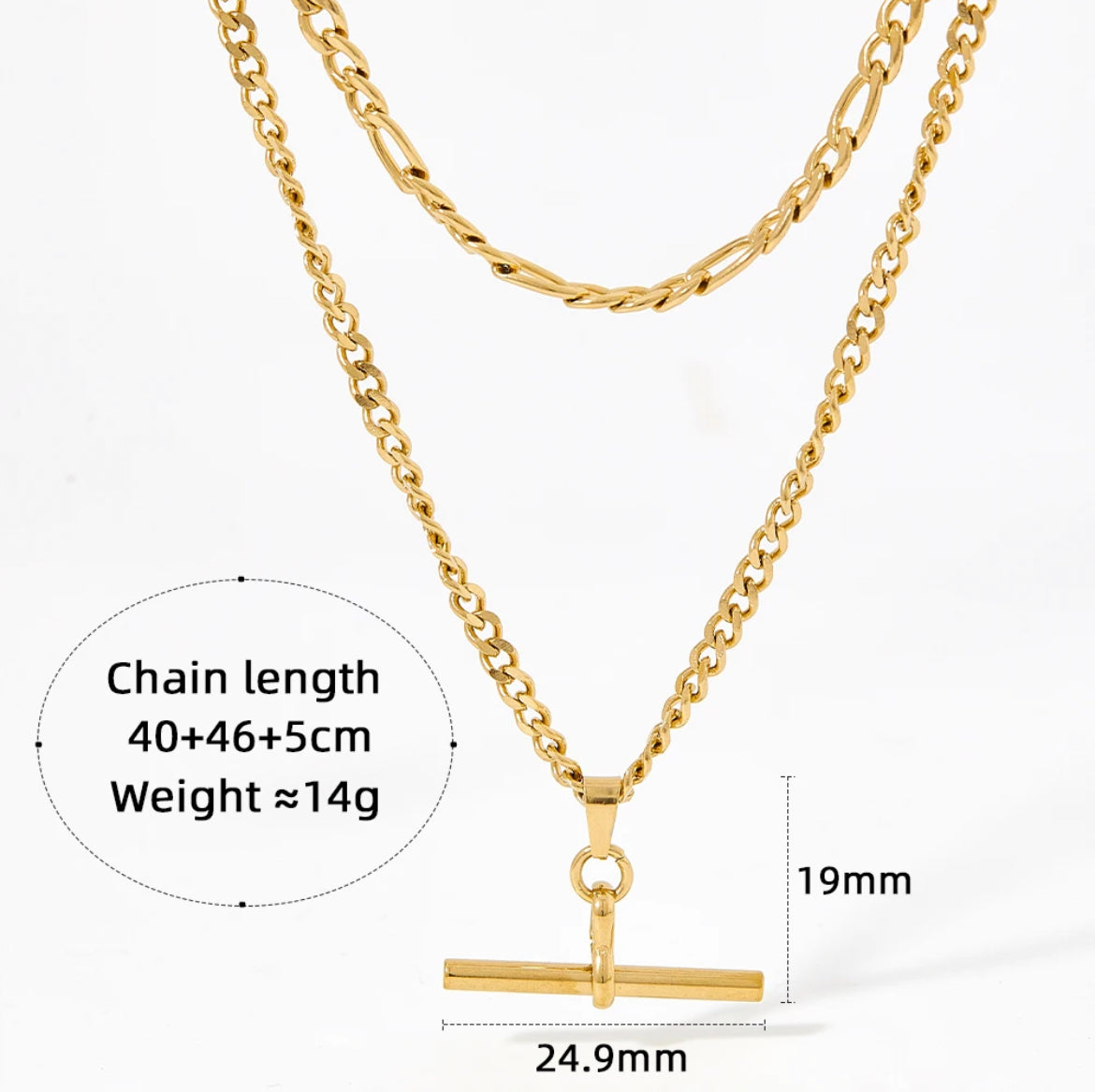 Gold Plated Stainless Steel Waterproof & Tarnish-Free Necklaces- Boho Jewellery For Everyday Wear