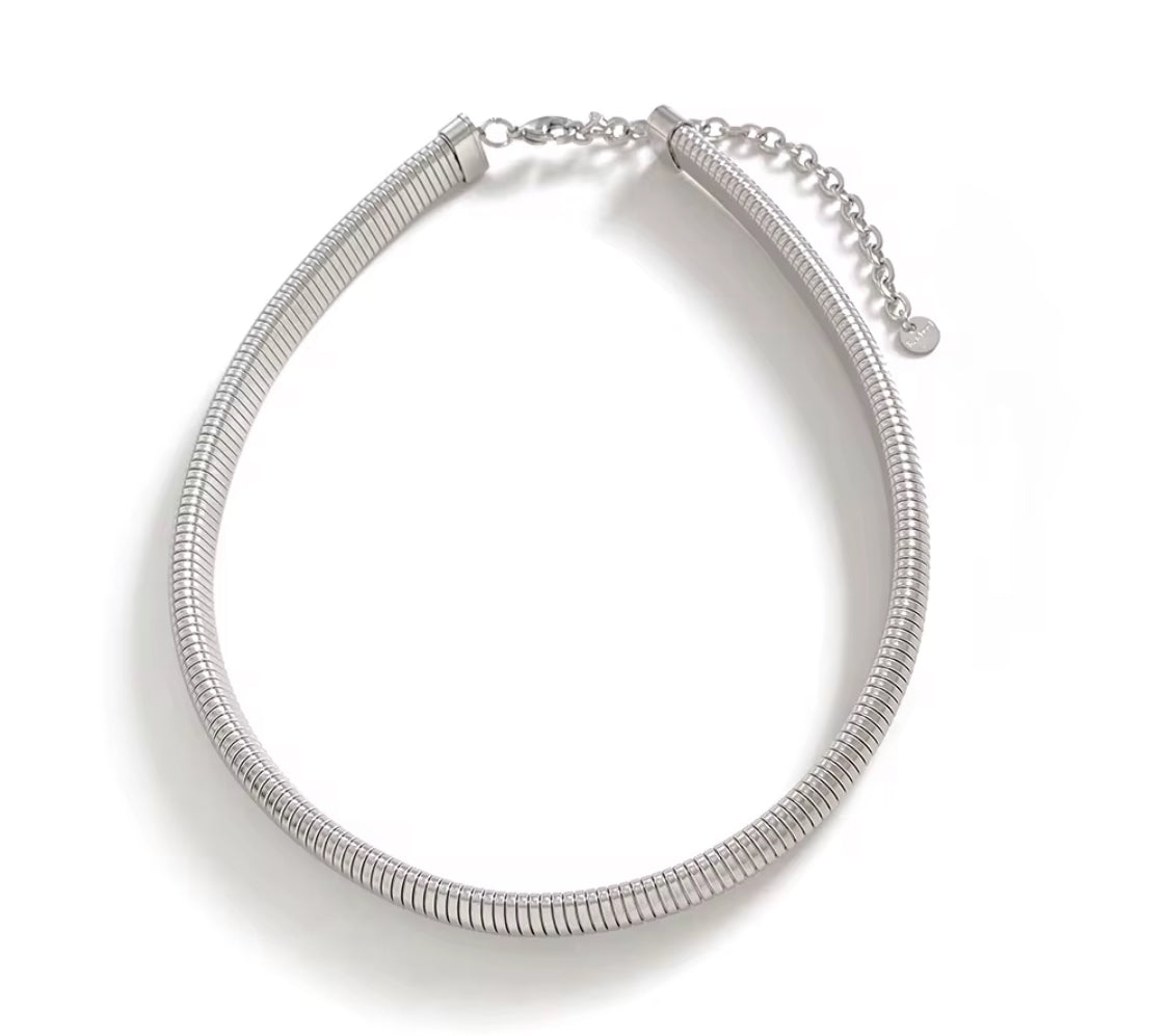 Silver Stainless Steel Waterproof & Tarnish-Free Necklaces- Boho Jewellery For Everyday Wear