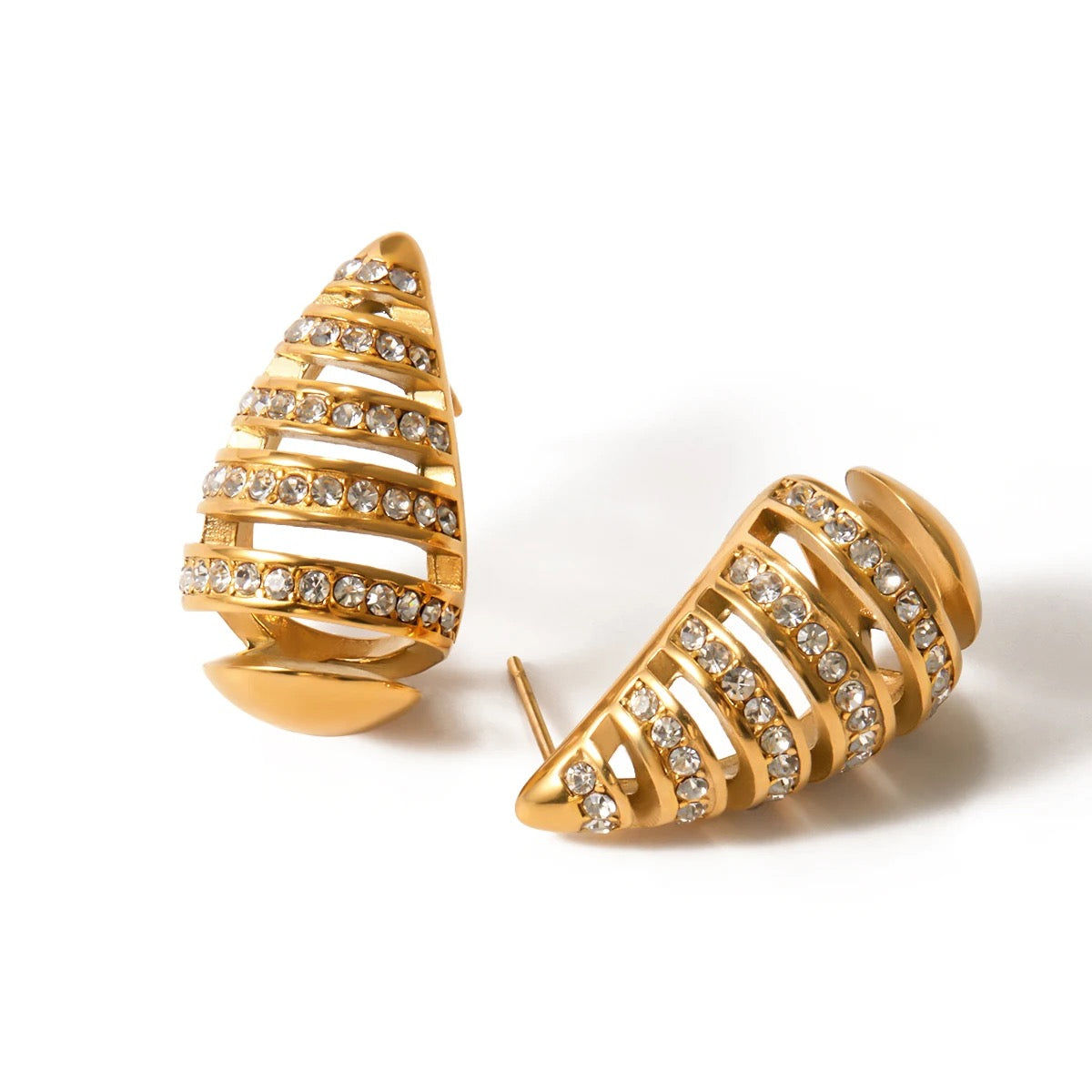 Australian Owned Boho And Mala Gold Plated Under Stainless Steel Statement Earrings Waterproof Tarnish Free Everyday Earrings Boho Jewellery