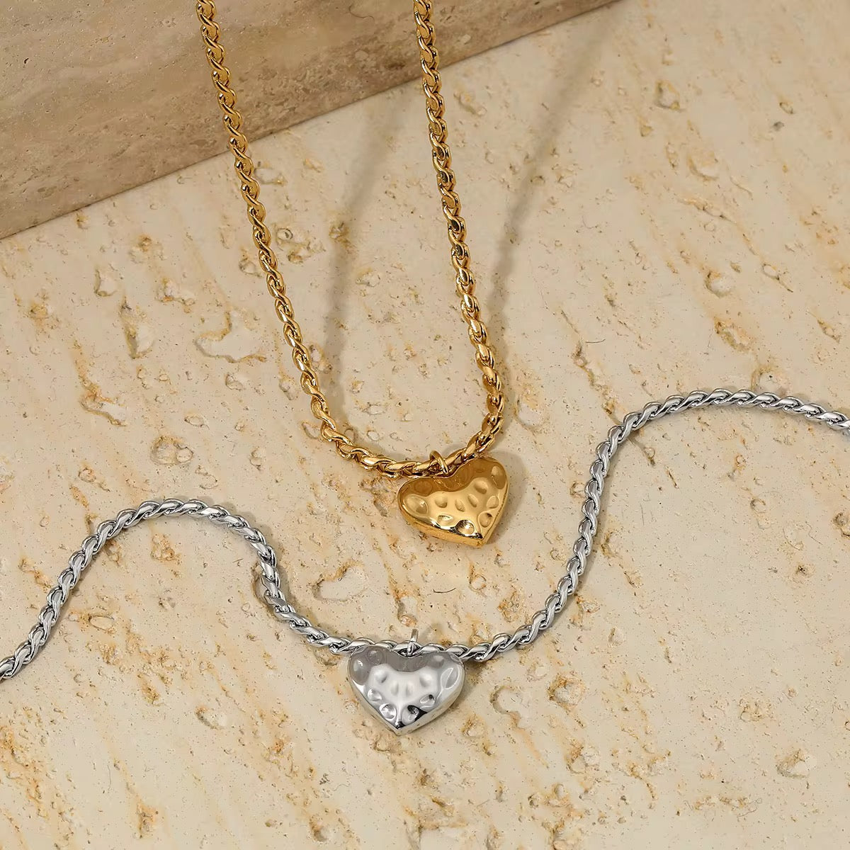 Silver Stainless Steel Waterproof & Tarnish-Free Necklaces- Boho Jewellery For Everyday Wear