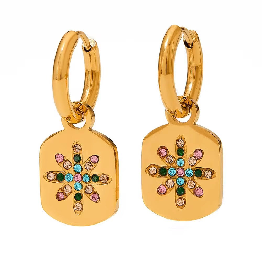 Australian owned Boho & Mala Gold Waterproof Tarnish Free Everyday Earring