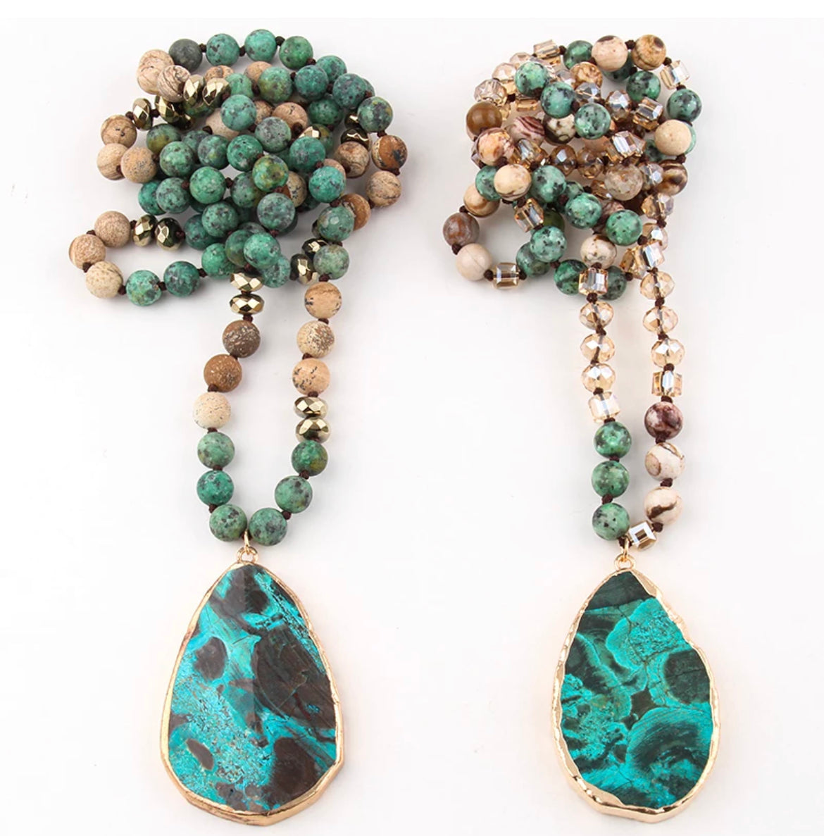 Long Tribal Necklaces for Women at Boho & Mala