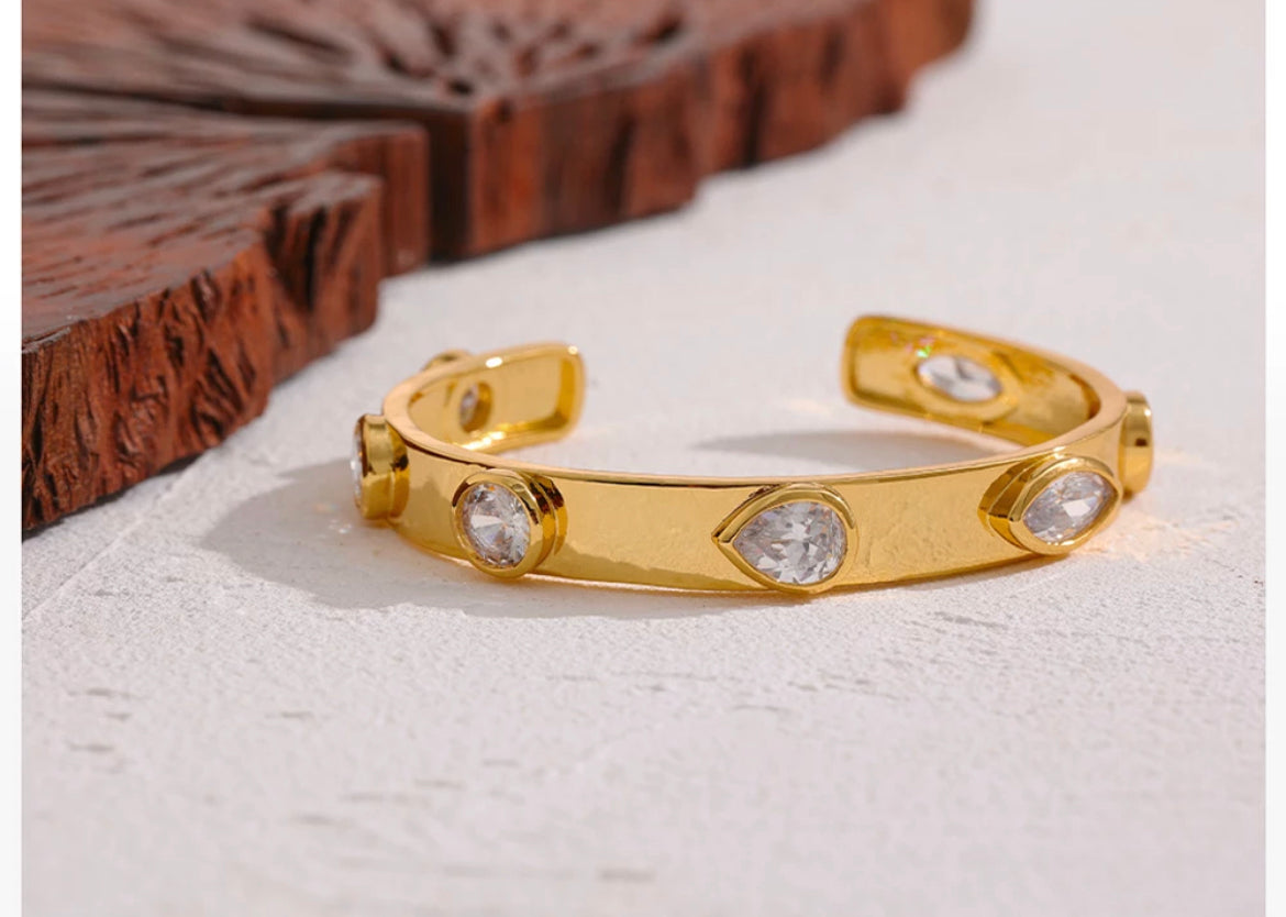 Gold Cuff Bracelets at Boho & Mala