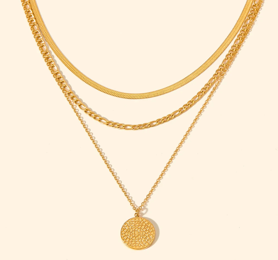 Gold Plated Stainless Steel Waterproof & Tarnish-Free Necklaces- Boho Jewellery For Everyday Wear