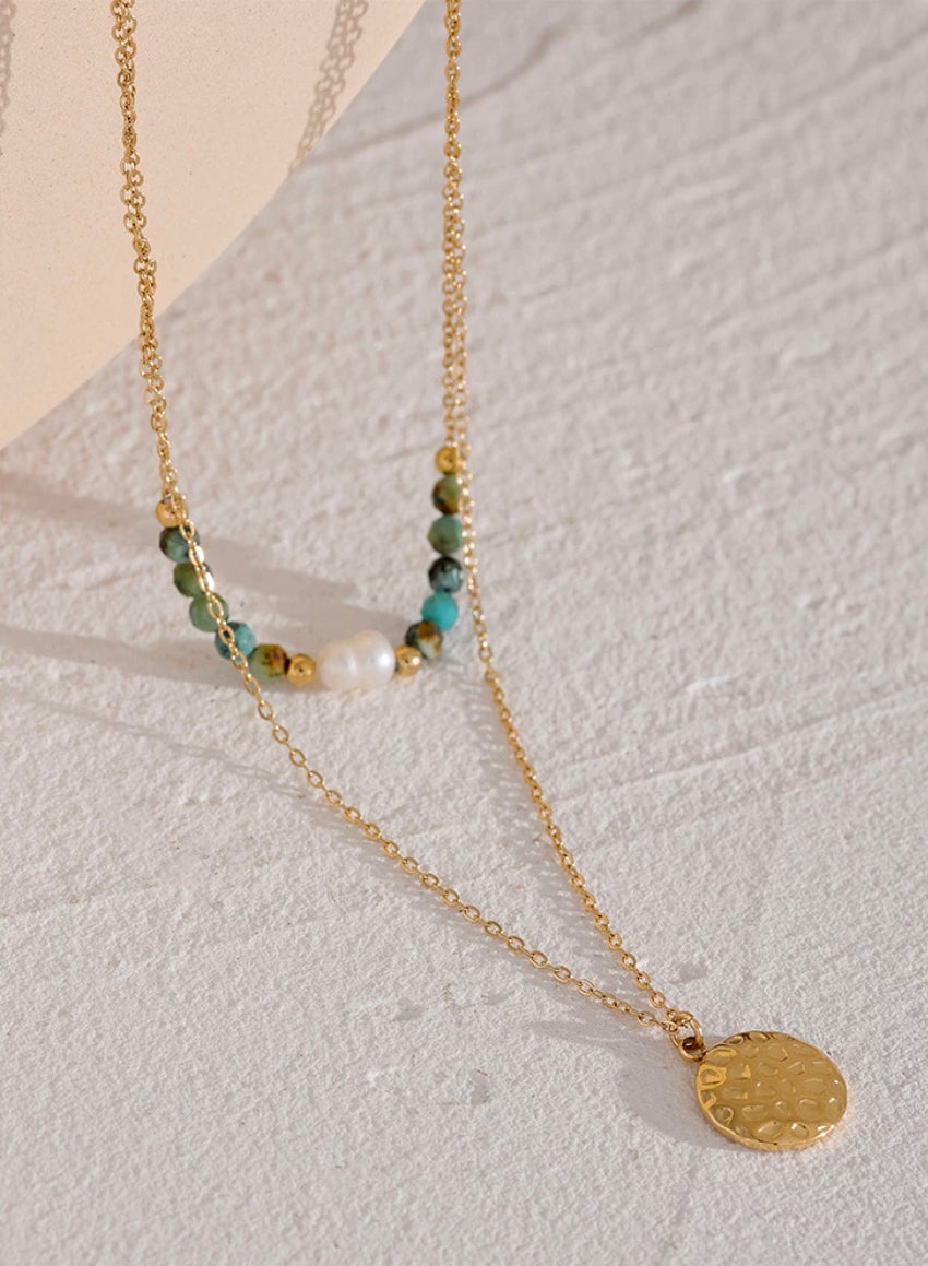 Gold Plated Stainless Steel Waterproof & Tarnish-Free Necklaces- Boho Jewellery For Everyday Wear