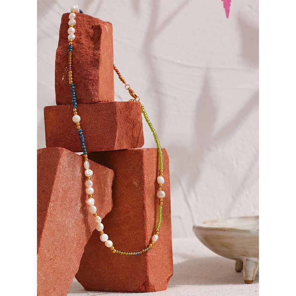 Gold Plated Stainless Steel Waterproof & Tarnish-Free Necklaces- Boho Jewellery For Everyday Wear