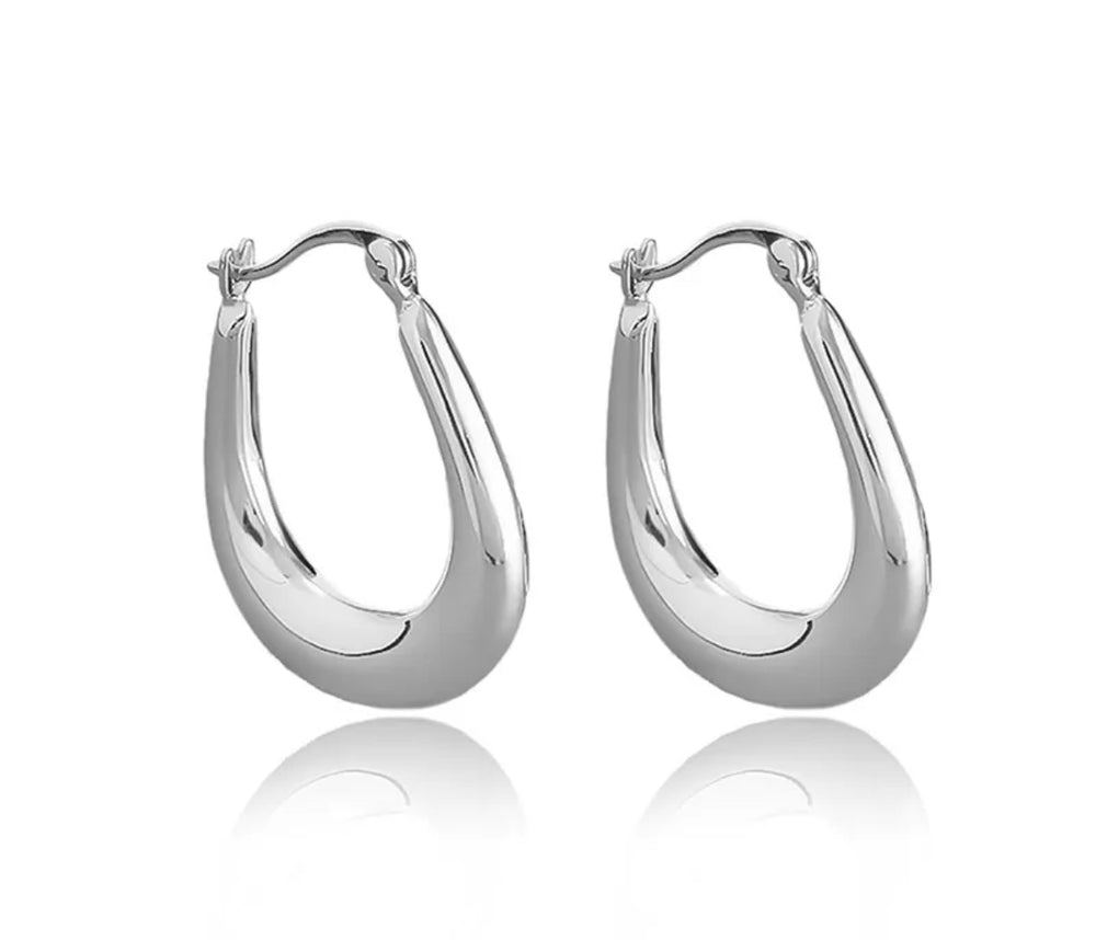 
                  
                    Boho & Mala Sterling Silver Hoop Earrings
                  
                