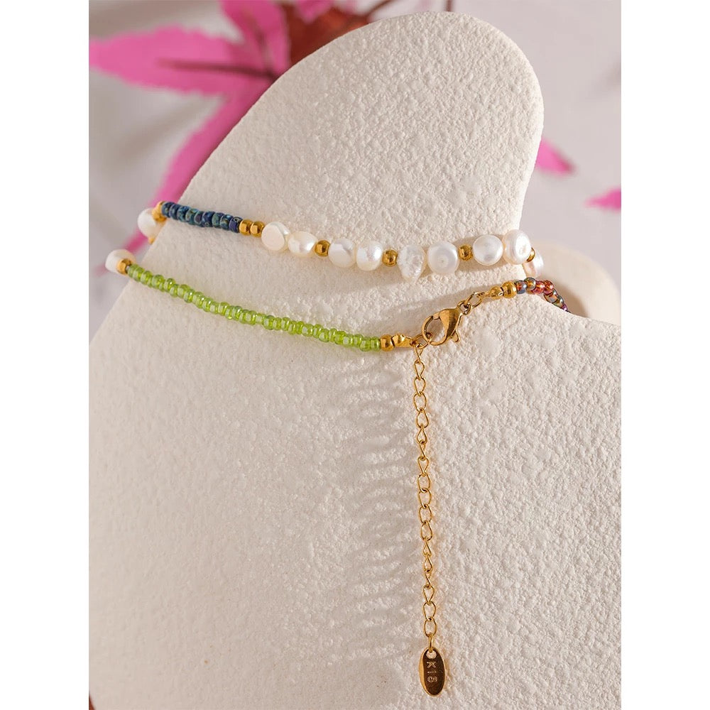 Gold Plated Stainless Steel Waterproof & Tarnish-Free Necklaces- Boho Jewellery For Everyday Wear