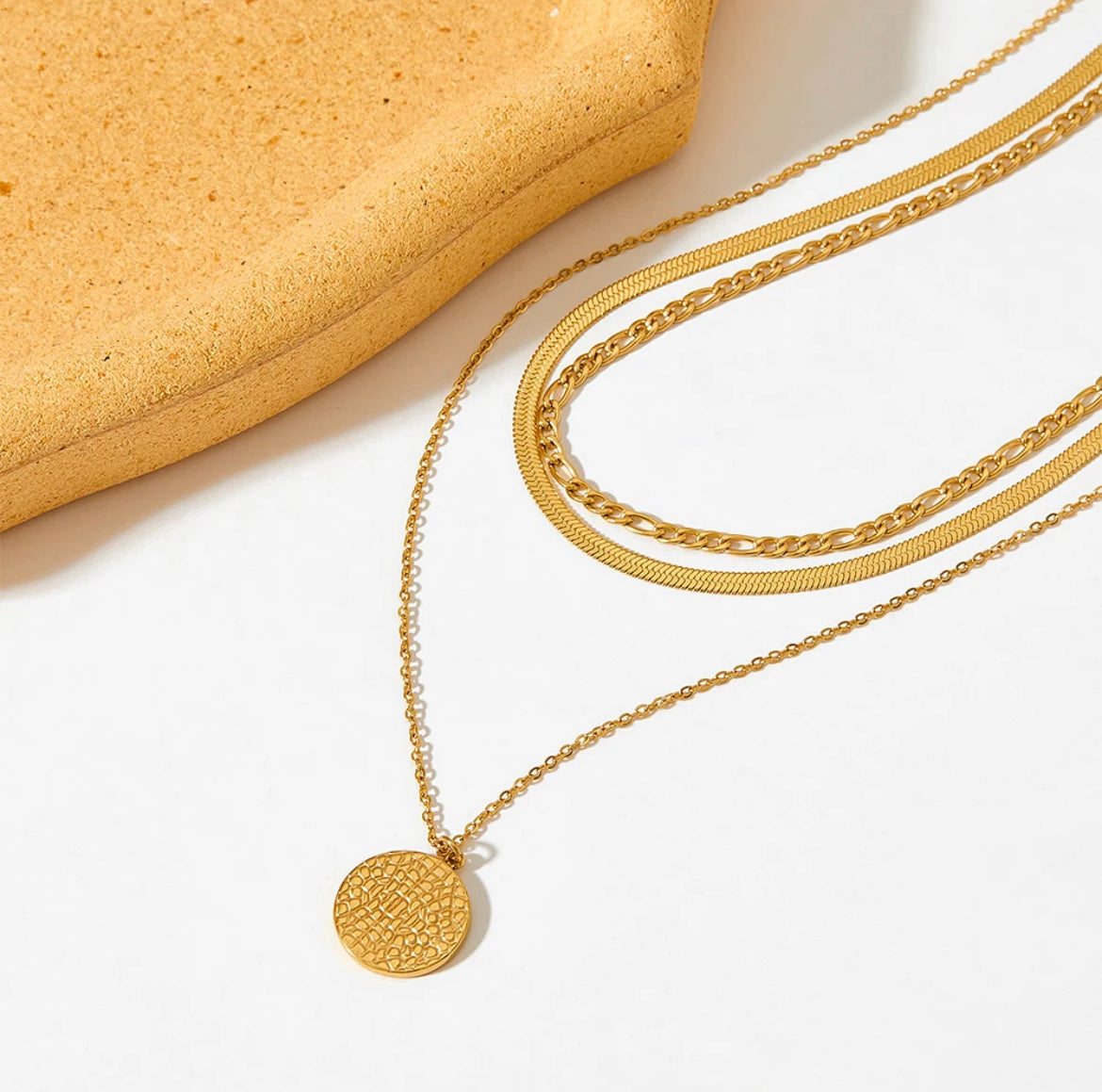 Gold Plated Stainless Steel Waterproof & Tarnish-Free Necklaces- Boho Jewellery For Everyday Wear