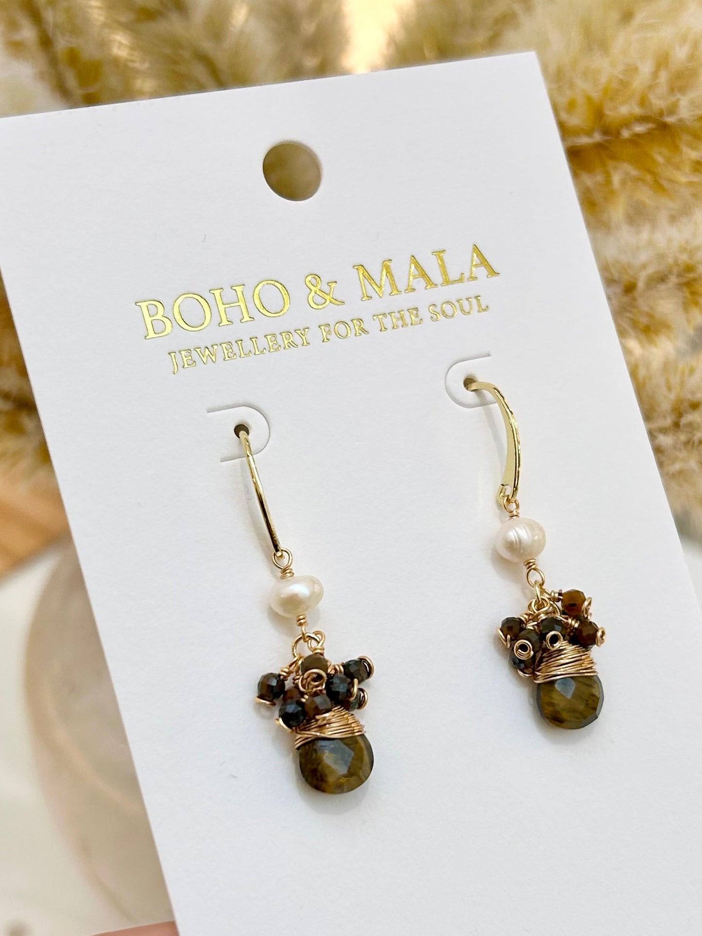 
                  
                    Maris Tiger’s Eye Earrings
                  
                
