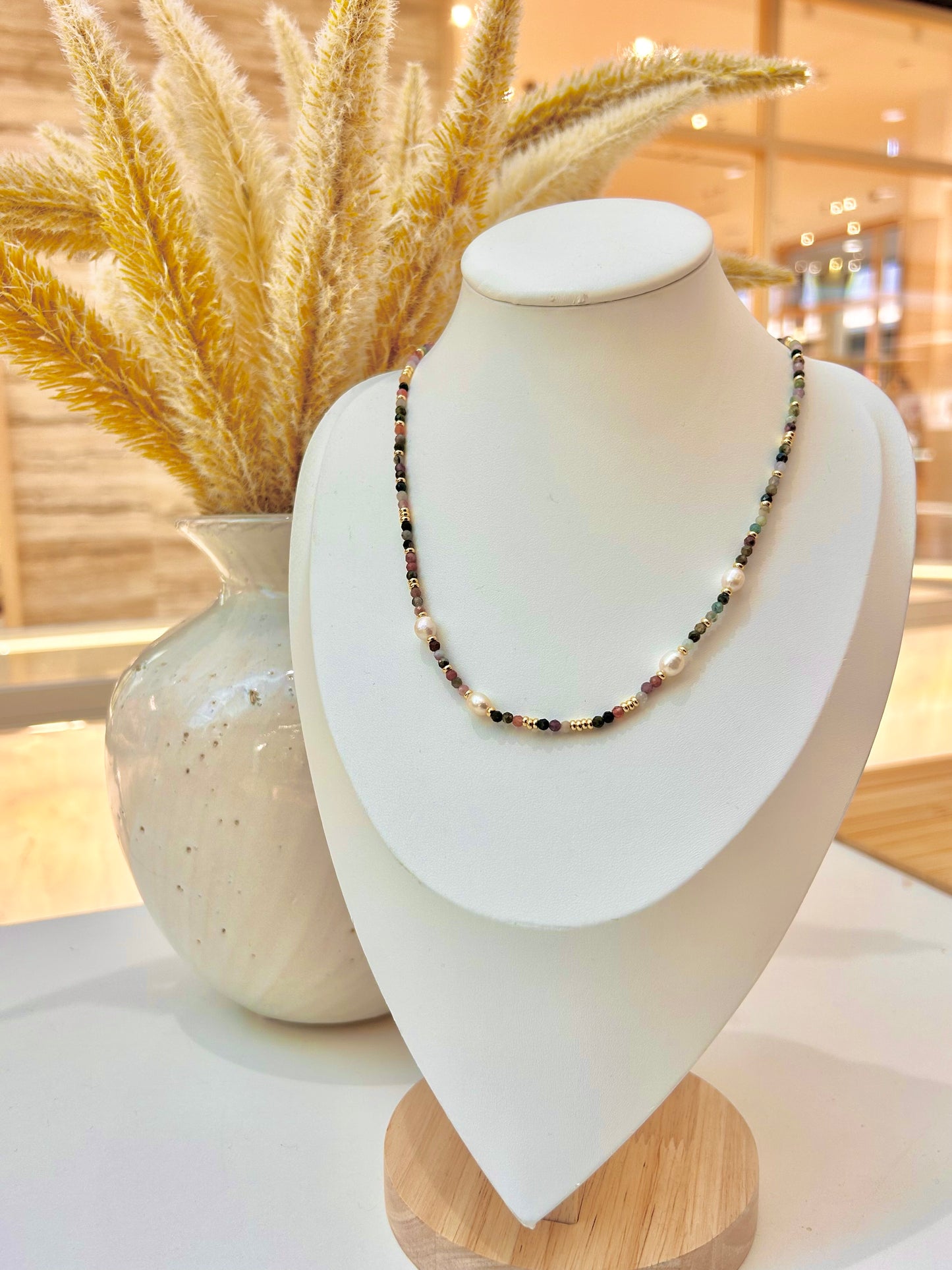 
                  
                    Novara Mixed Sunstone Necklace
                  
                