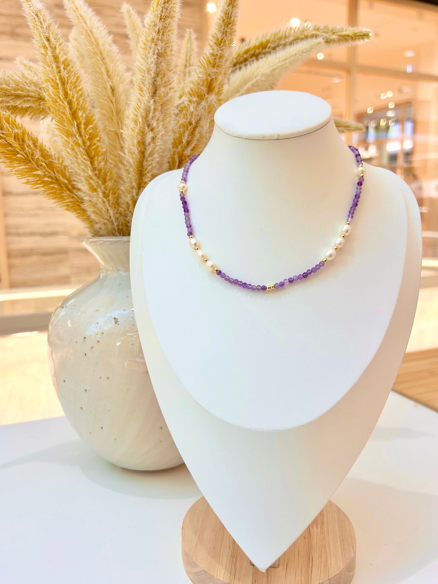
                  
                    Novara Amethyst Necklace
                  
                