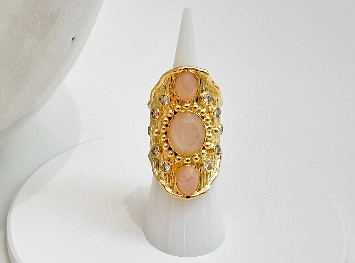 
                  
                    Solara Rose Quartz Ring
                  
                