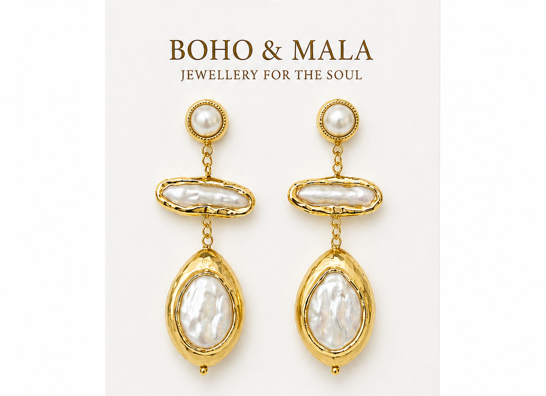 
                  
                    Pearl Muse Drop Earrings
                  
                