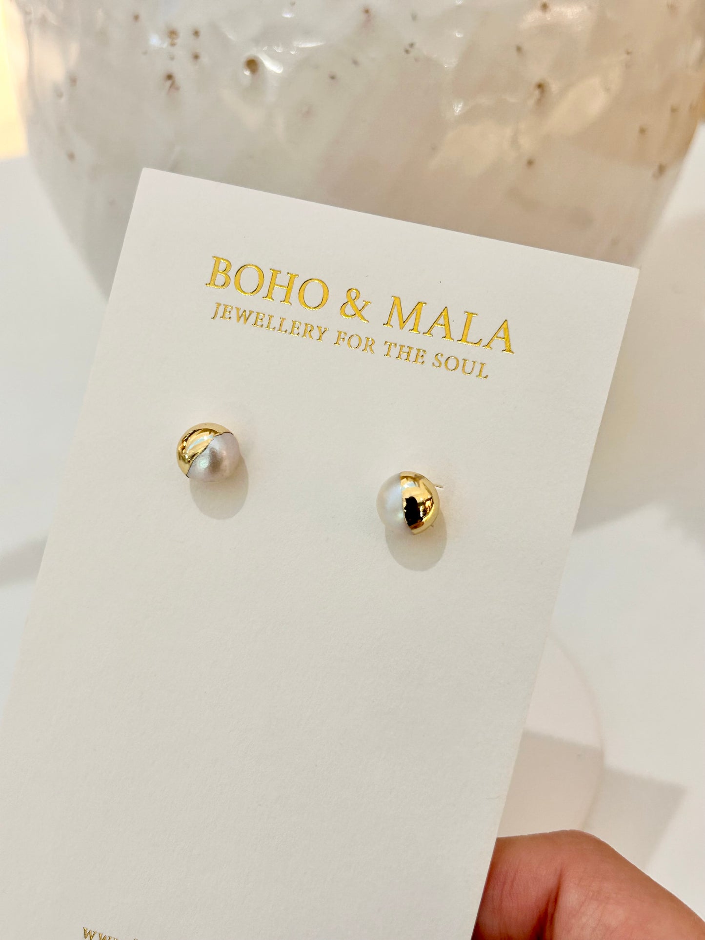 
                  
                    Lumi Pearl Earrings
                  
                