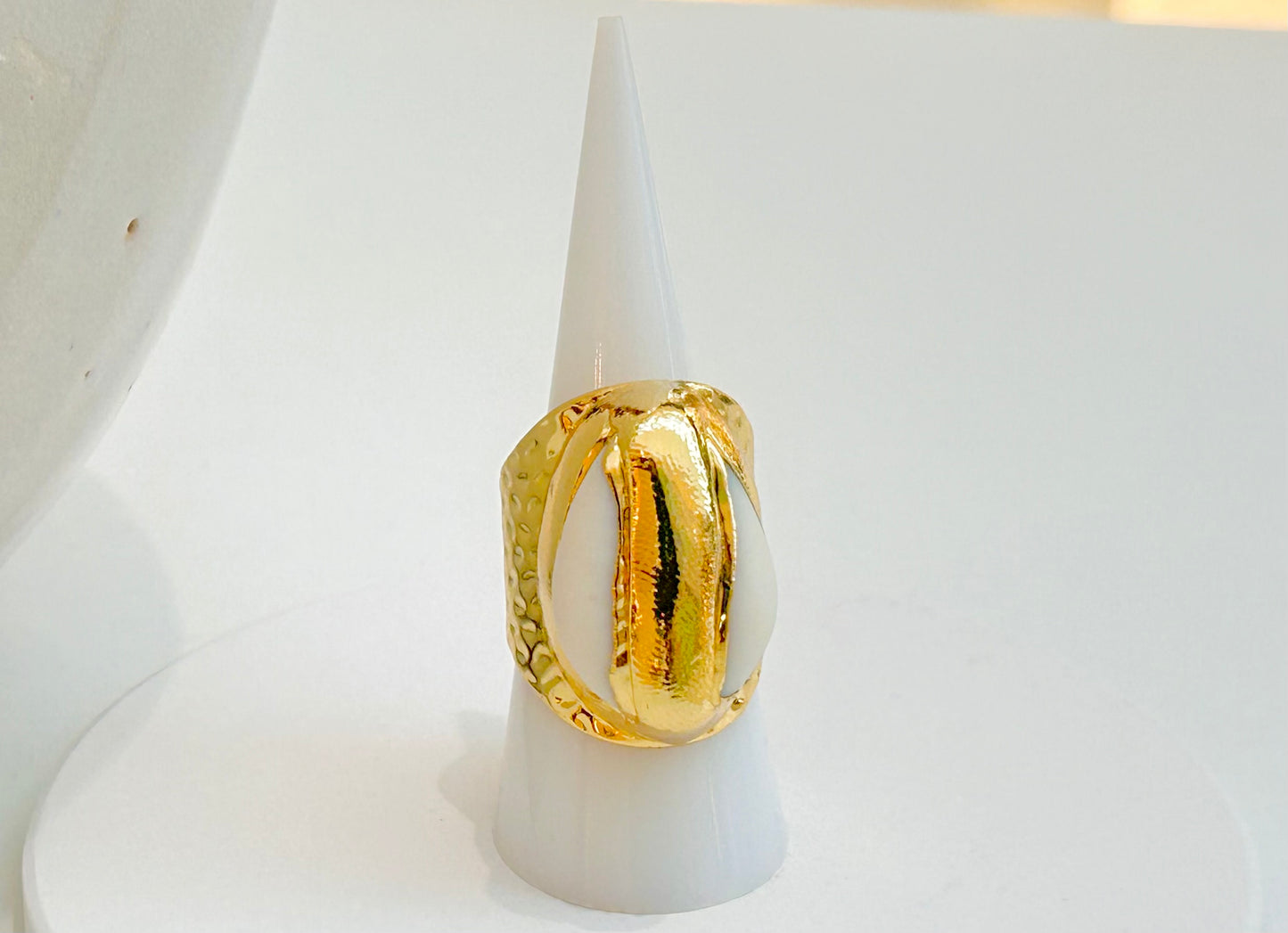 
                  
                    Marella Cowrie Shell Ring
                  
                