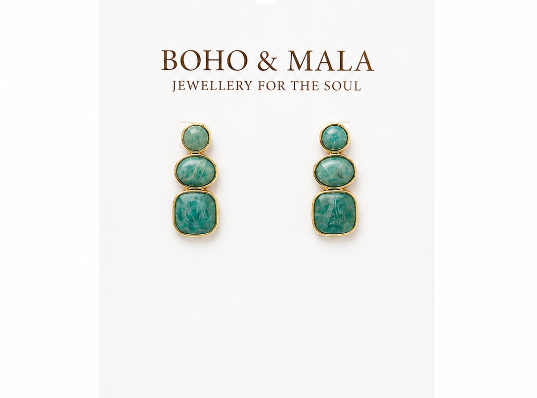 
                  
                    Solenne Amazonite Earrings
                  
                