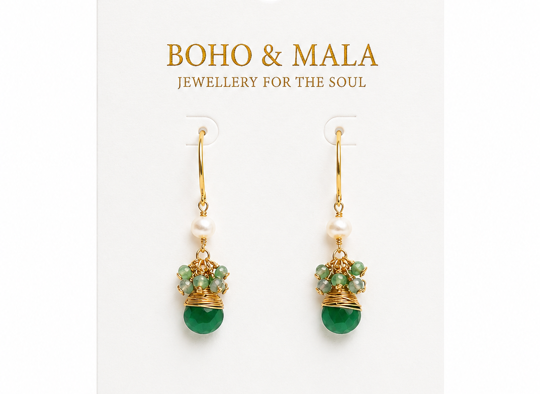 
                  
                    Maris Green Jade Earrings
                  
                