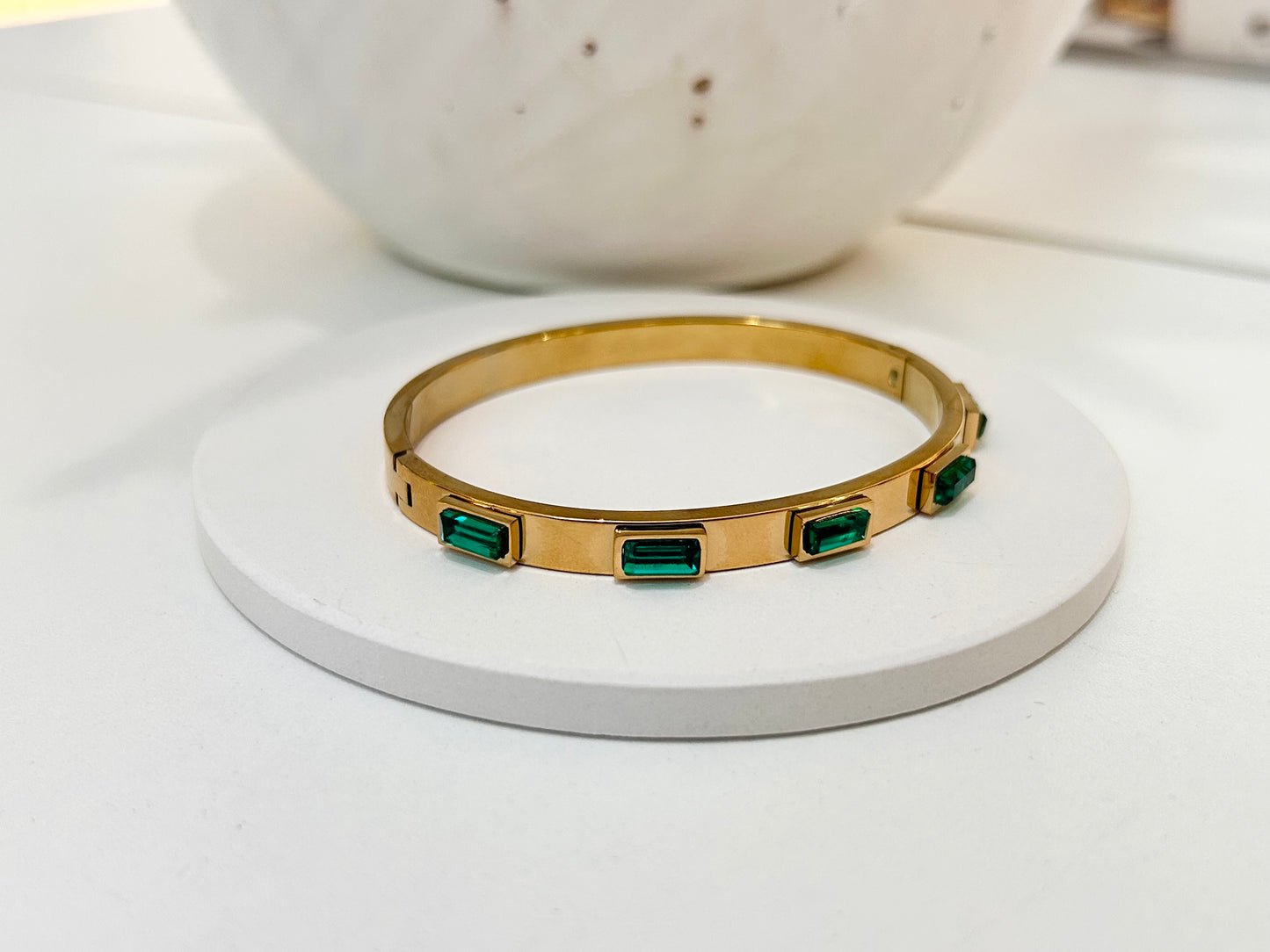 
                  
                    Emerelle Green Bangle
                  
                