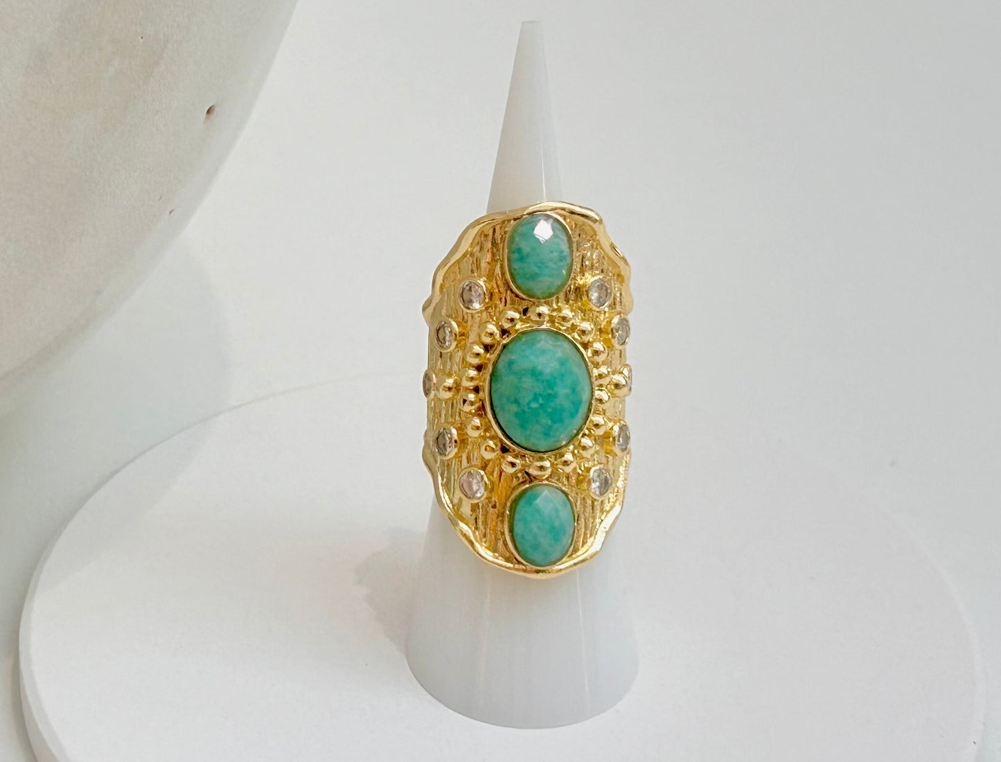 
                  
                    Solara Amazonite Ring
                  
                
