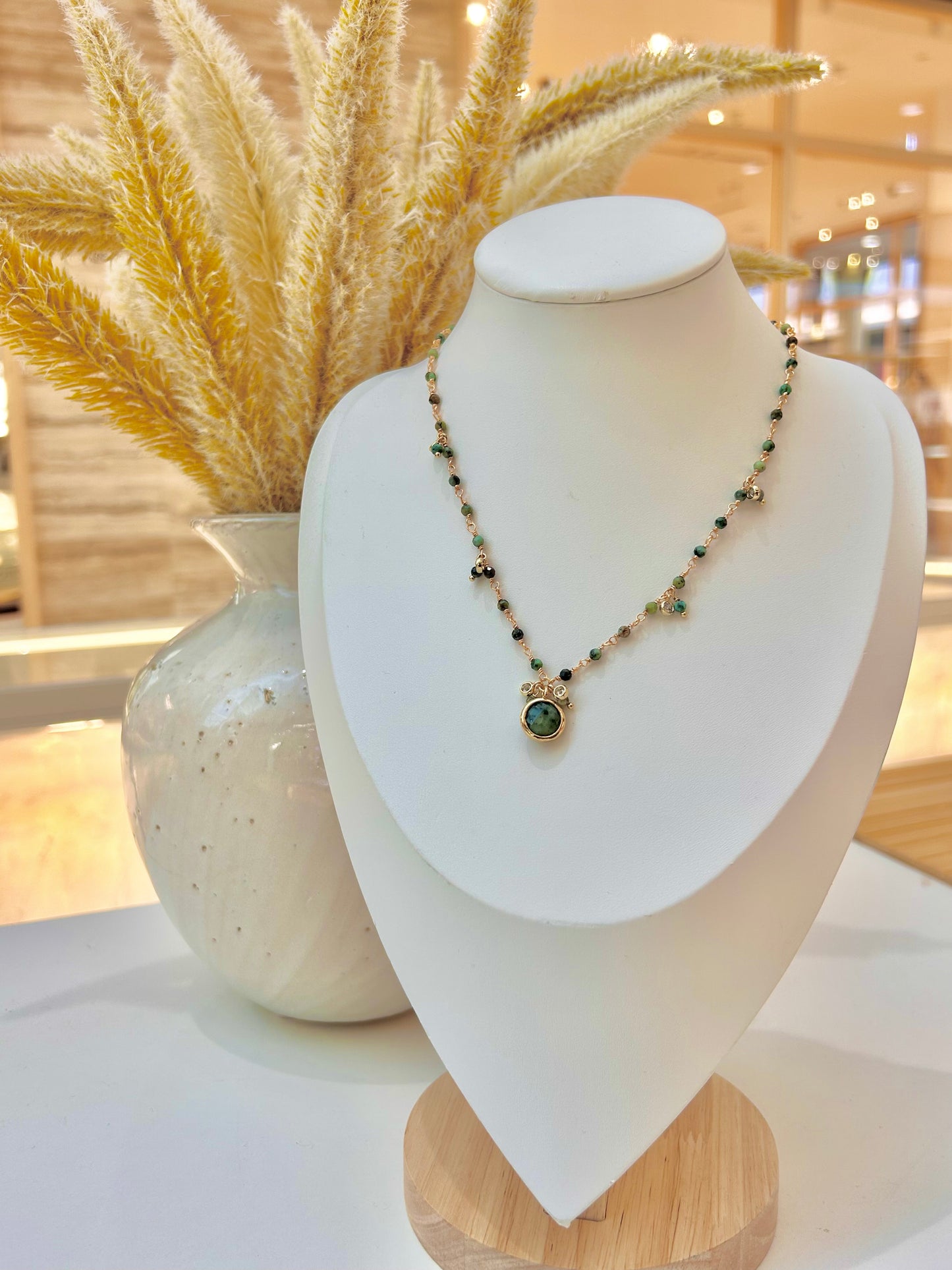 
                  
                    Virelle African Turqoise Necklace
                  
                