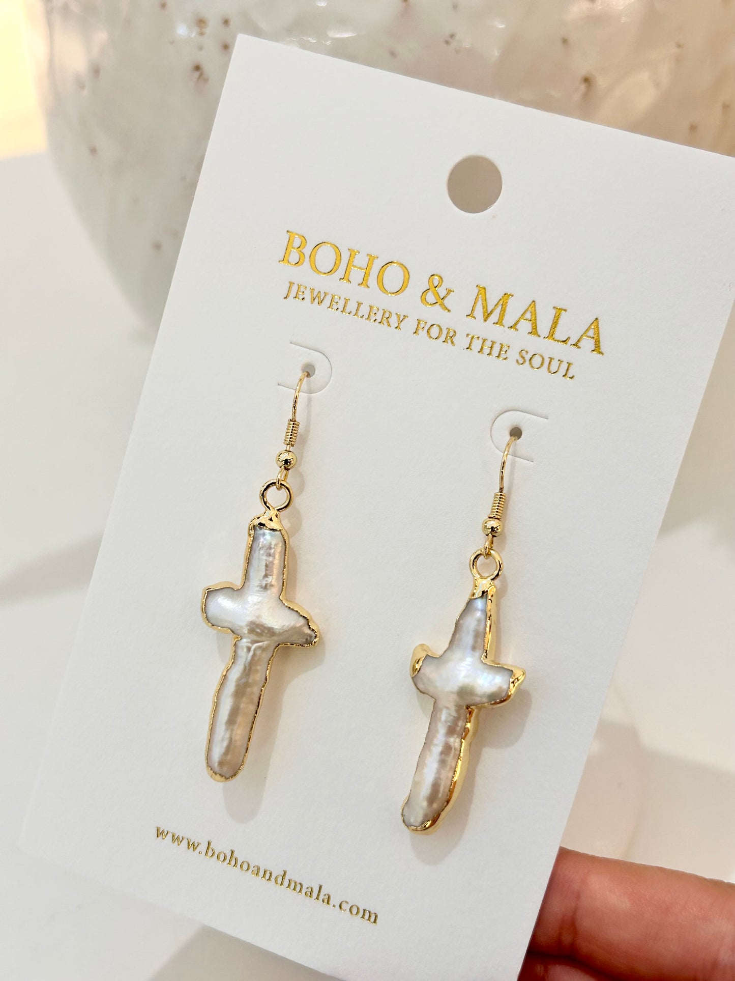 
                  
                    Faith Pearl Drop Earrings
                  
                