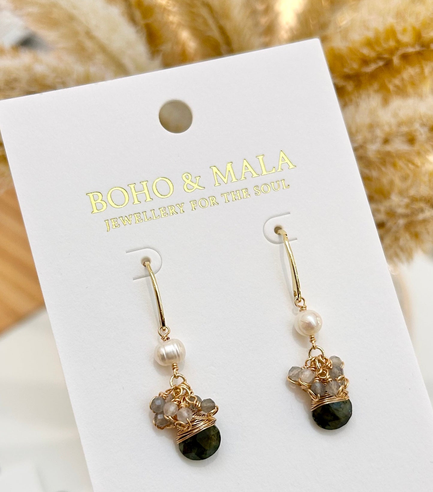 
                  
                    Maris Labradorite Earrings
                  
                
