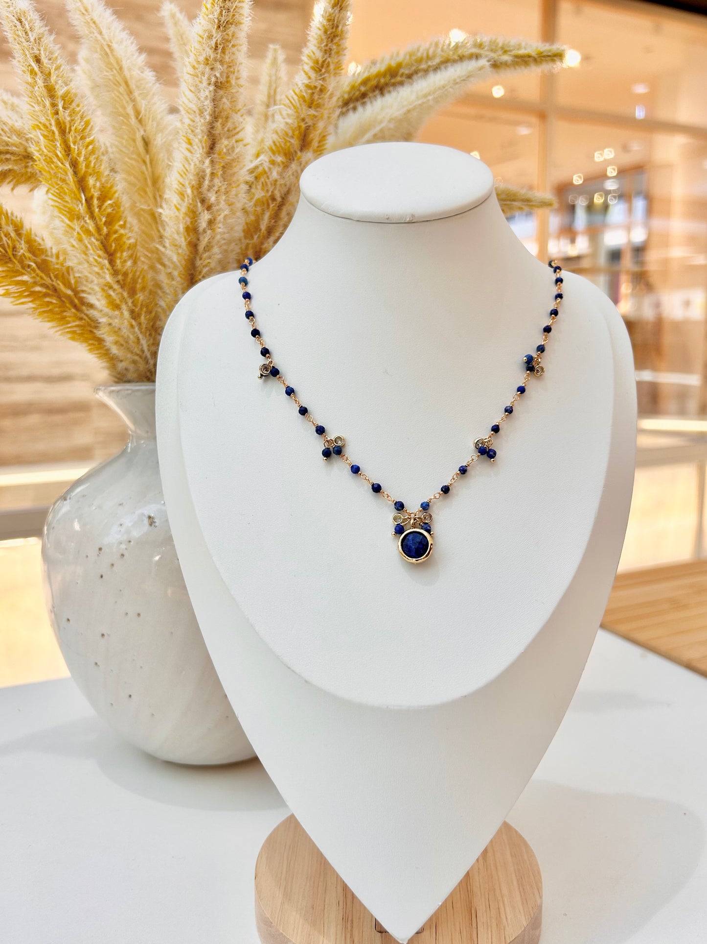 
                  
                    Virelle Lapis Lazuli Necklace
                  
                