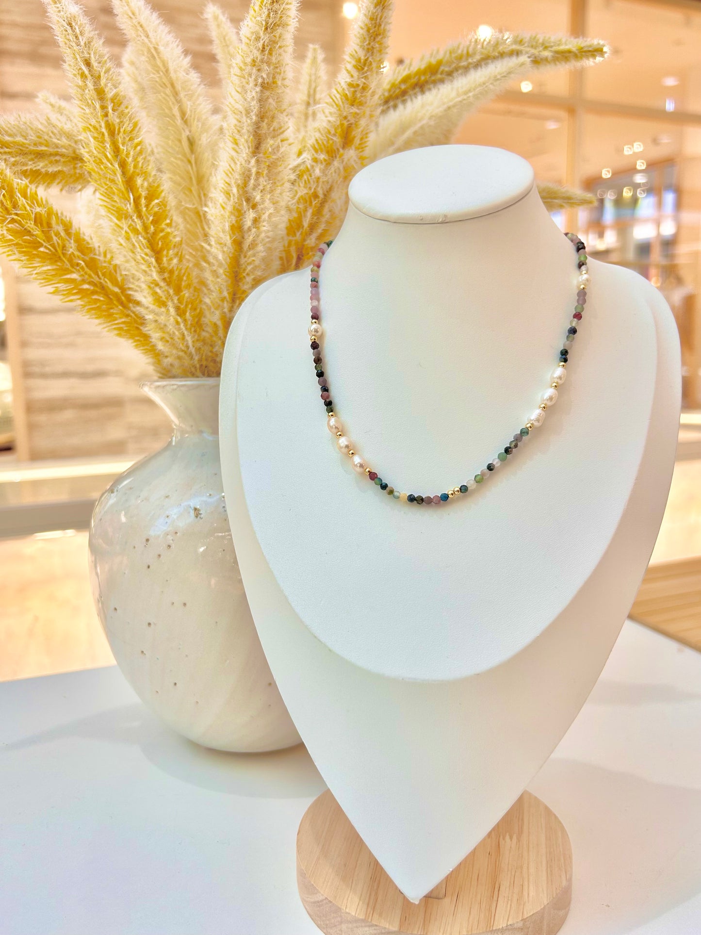 
                  
                    Novara Mixed Strawberry Quartz Necklace
                  
                