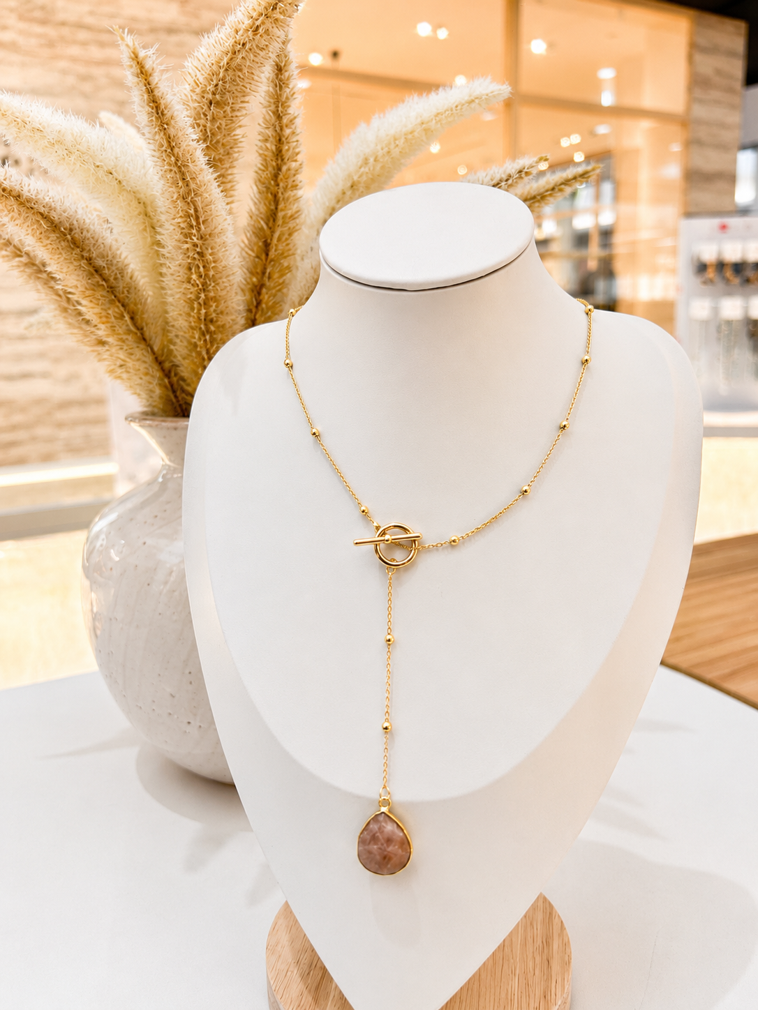 
                  
                    Elowen Rose Quartz Necklace
                  
                
