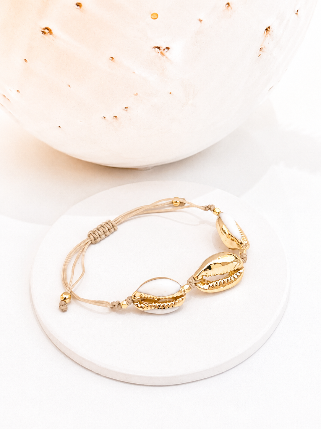 
                  
                    Golden Tide Shell Bracelet
                  
                