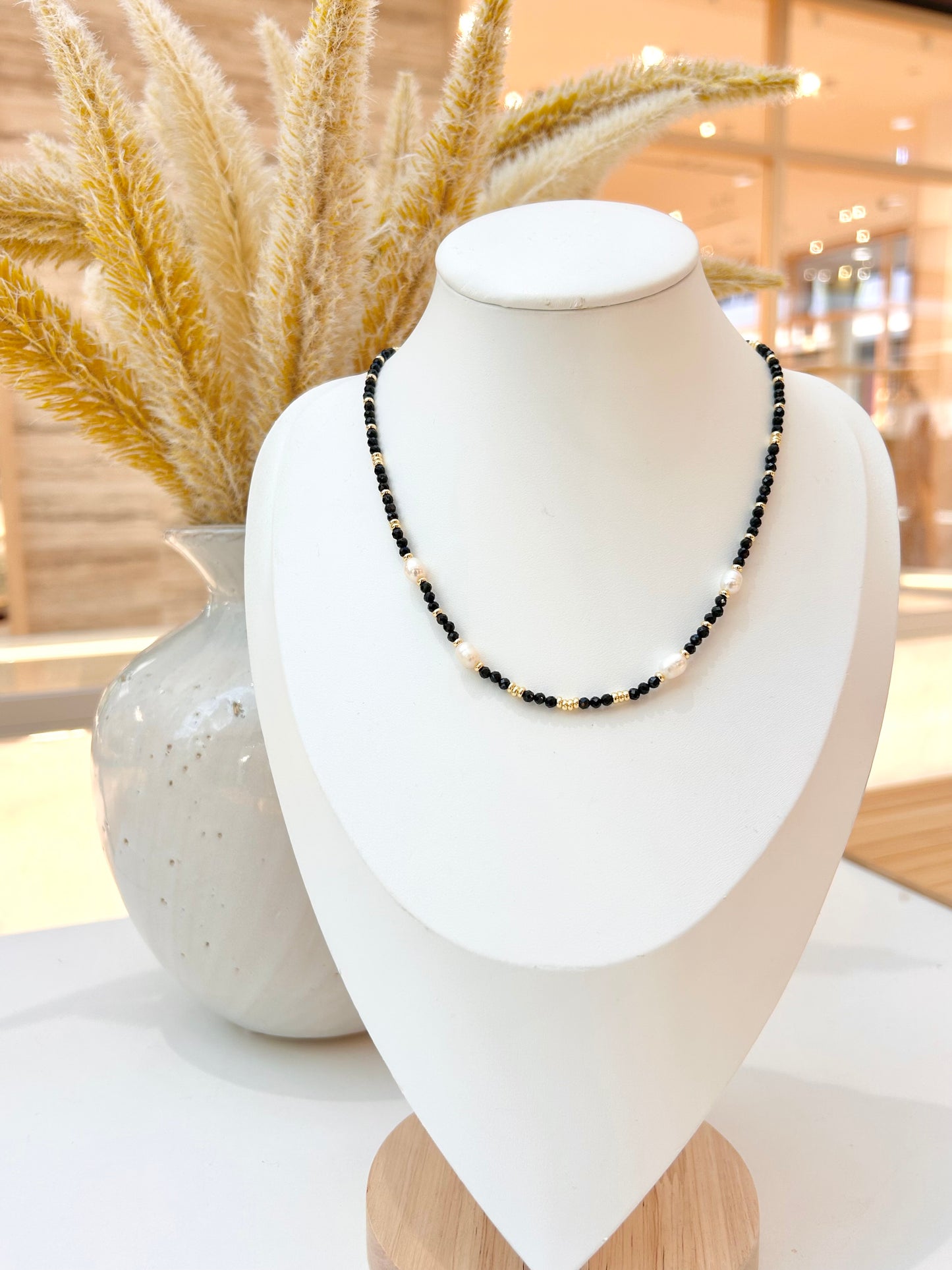 
                  
                    Novara Black Obsidian Necklace
                  
                