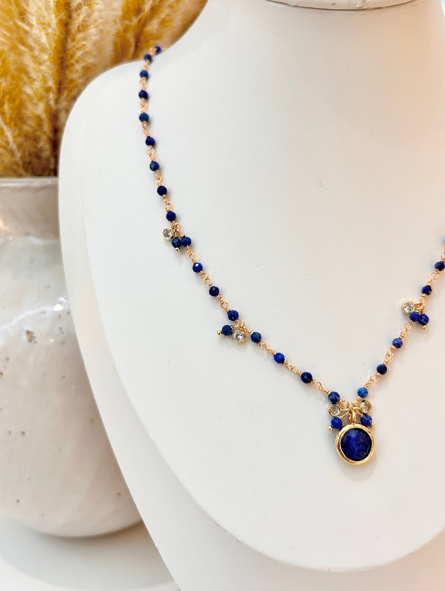 
                  
                    Virelle Lapis Lazuli Necklace
                  
                