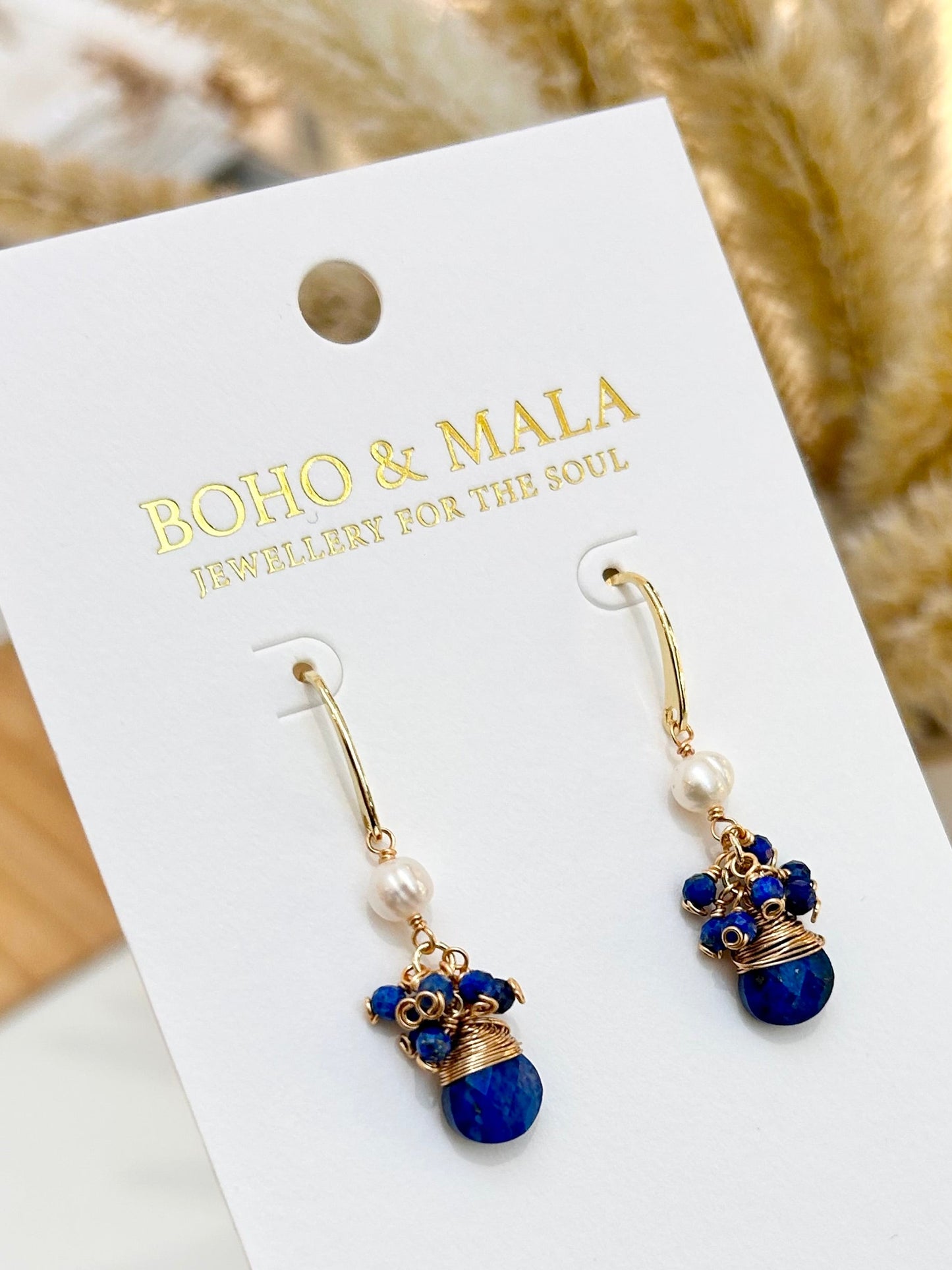 
                  
                    Maris Lapis Lazuli Earrings
                  
                