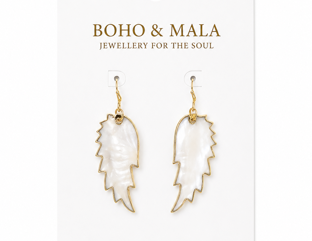 
                  
                    Ocean Feather Drop Earrings
                  
                