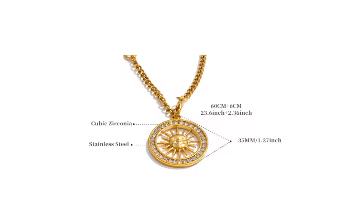 
                  
                    Gold Plated Stainless Steel Waterproof & Tarnish-Free Necklaces- Boho Jewellery For Everyday Wear
                  
                