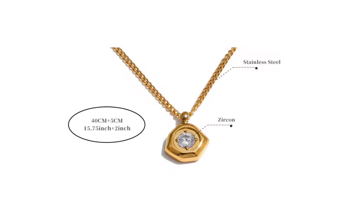 
                  
                    Gold Plated Stainless Steel Waterproof & Tarnish-Free Necklaces- Boho Jewellery For Everyday Wear
                  
                