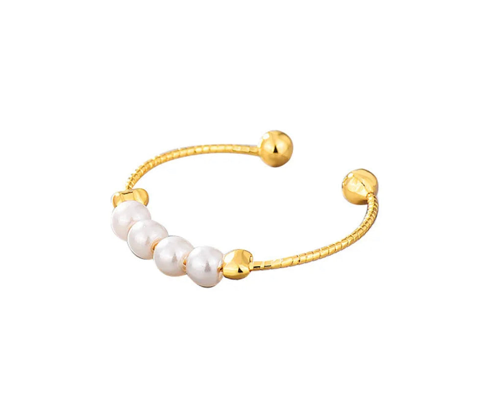 Boho & Mala 18k Gold Ring (adjustable)