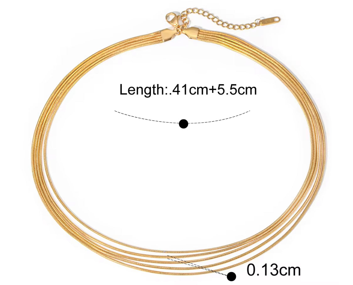 
                  
                    Layered Chain Necklace Beach Australian Owned Boho And Mala Gold Plated Under Stainless Steel Statement Necklace Waterproof Tarnish-Free Earrings Everyday Boho Jewellery
                  
                