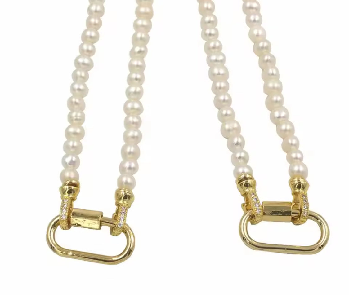 
                  
                    Beaded Freshwater Pearl Necklace
                  
                