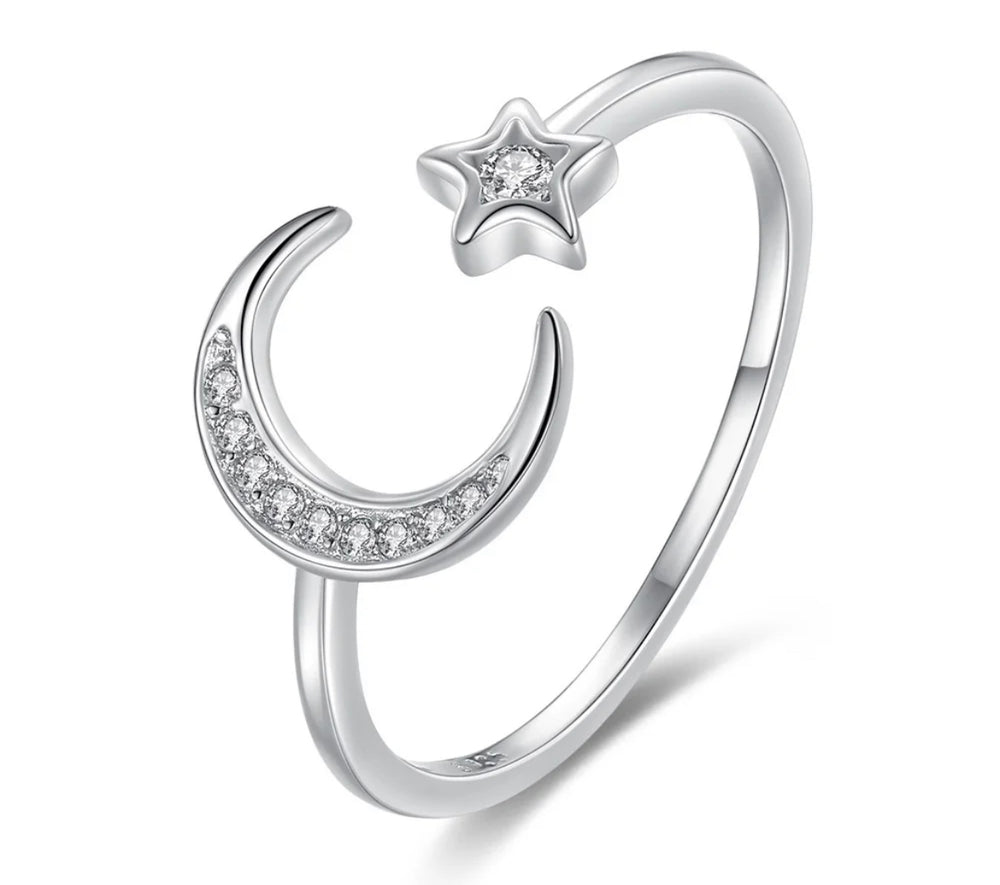 Boho & Mala Sterling Silver Ring (adjustable)